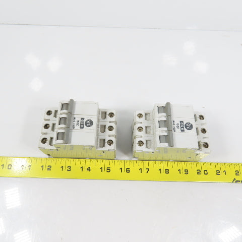 Allen Bradley 1492-CB3 Ser B 20A 3-Pole Rail Mount Circuit Breaker Lot Of 2