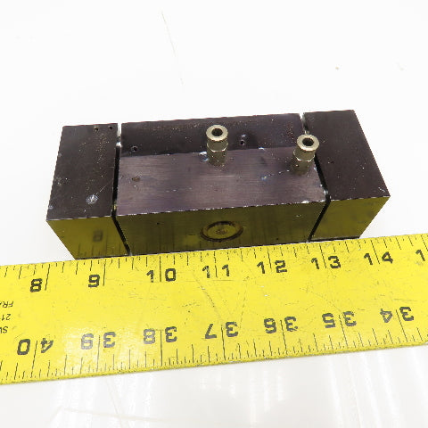 1" Stroke Pneumatic Double Acting Double Ended Linear Actuator