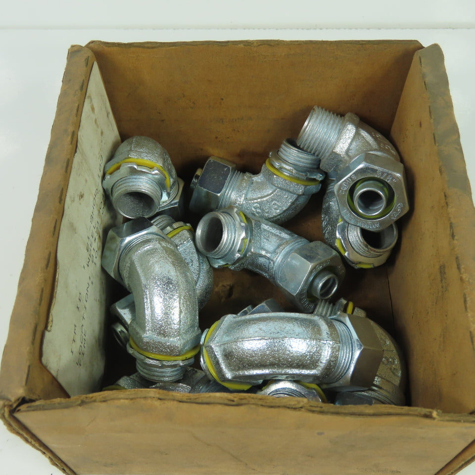 Hubbell 3/8" Electrical Conduit 90° Elbow Lot Of 14