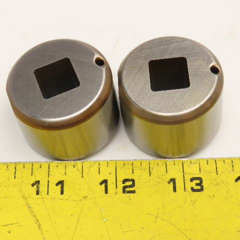 Mate Precision Tooling .500 +.054 Slug Free Heavy Duty S-7 Square Die Lot Of 2