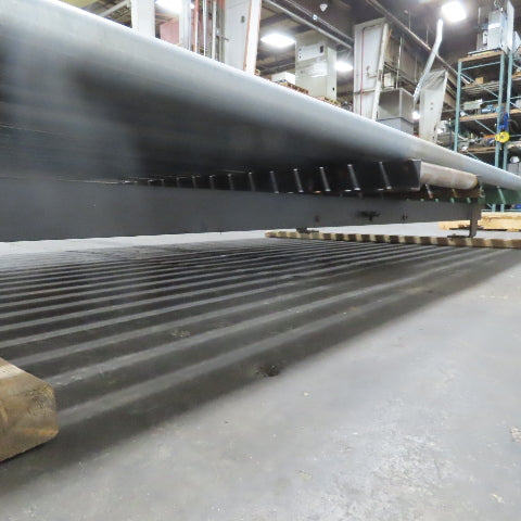 99-1/2" x 60" Heavy Duty Pallet Case Gravity Conveyor Section 95" BF 2.5" OD