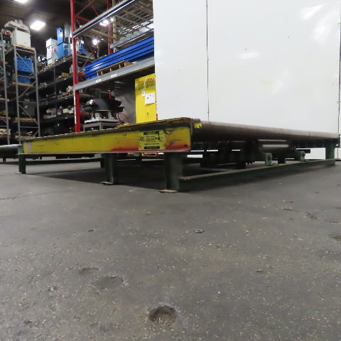 87-1/2" W x 78" L Heavy Duty Gravity Pallet Case Conveyor Section 2.5"OD 83" BF