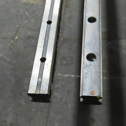 23mm Wide x 22mm Height Linear Guide Rail 3016mm / 118-3/4" OAL Lot Of 2