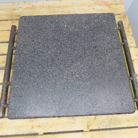 24" x 24" x 6" Black White Granite Surface Plate Layout Table