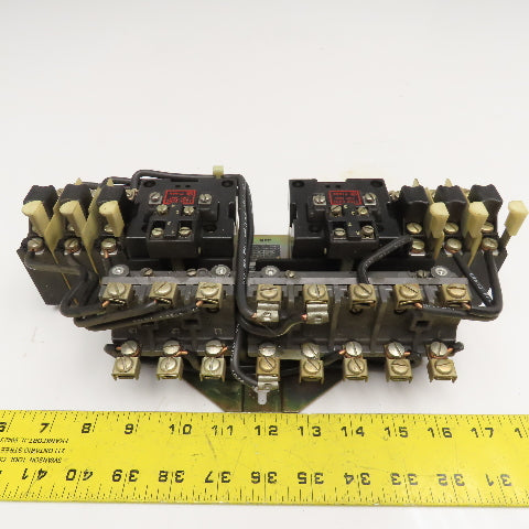 Allen Bradley 715-BOD127 Size 1 Reversing Contactor 600V 10Hp Max 120V Coil