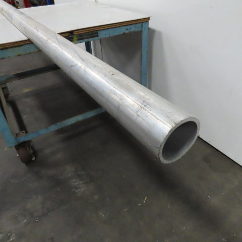 3-1/2" OD x 3" ID 1/4" Wall Aluminum Pipe Round Tube 111" OAL