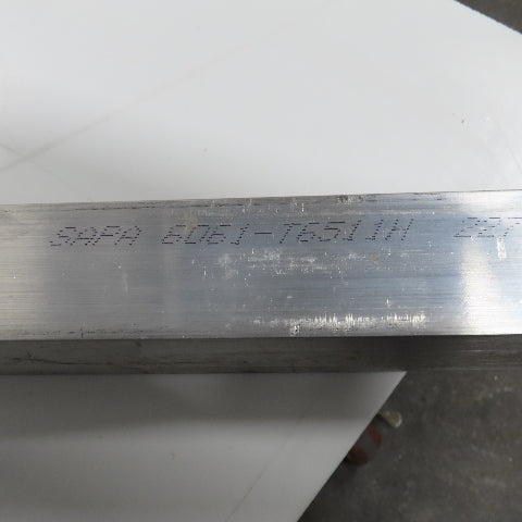 1-3/4" Aluminum 6061-T651 Square Solid Bar 78" Length