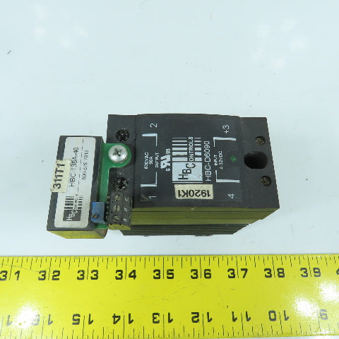 HBC HBC-690CHDA 40 Amp Solid State Relay Power Controller HBC-138A-40 Transducer