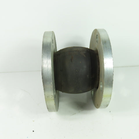 3" - 80mm 4-Bolt Flange Flexible Rubber Expansion Joint