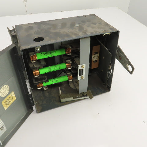 General Electric AC361R 30A 600V Fusible Bus Plug Switch 3PH 3W (Needs Spring)