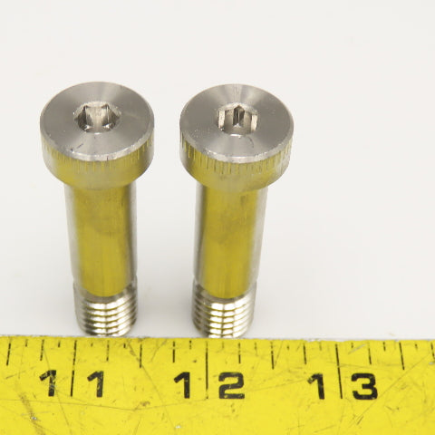 AMPG303 1/2" x 1-1/4" Stainless Steel Shoulder Bolt 1-3/16" OAL Lot Of 2