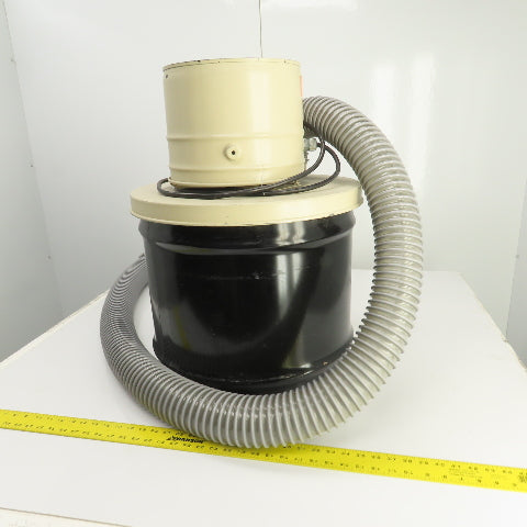 Empire 10 Gallon EF Dust Fume Collector 120V Single Phase 7' Hose Tested