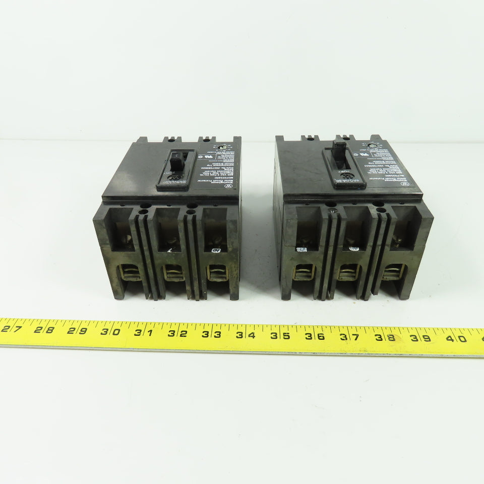 Westinghouse MCP0358RC 2607D80G03 600VAC 3-Pole Circuit breaker 7A Lot Of 2