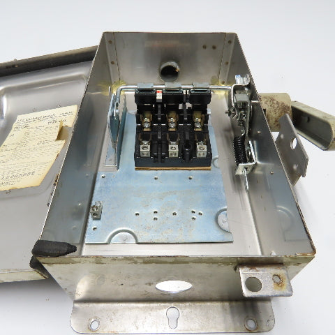 Siemens F321SSR 30A Stainless Steel Fusible Safety Disconnect Switch 240V