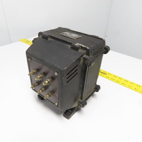 Cerutti Type PB 0.940KVA Transformer 480V Pri 60/130/180V Sec RE 6.5.17 1Ph 60Hz