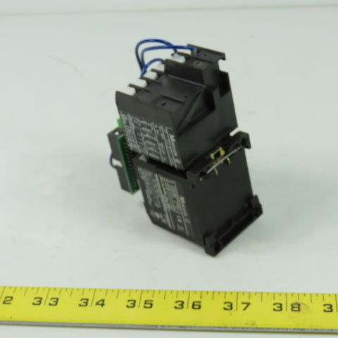 Moeller IEC/EN 60 947 600VAC Contactor W/ZE-0.6 Overload Relay 24VDC Coil E36332