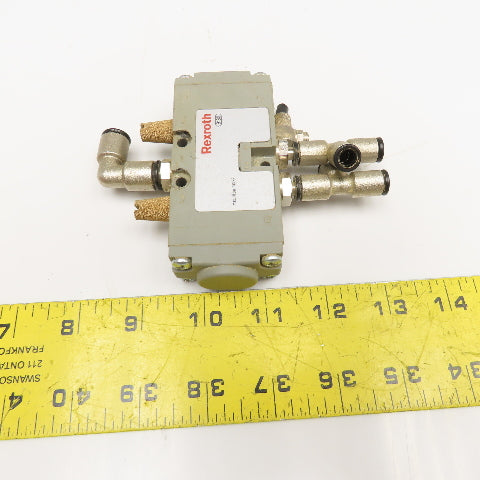 Rexroth 0 820 230 002 Air Piloted 5/2 Way Pneumatic Valve Spring Return 143PSI
