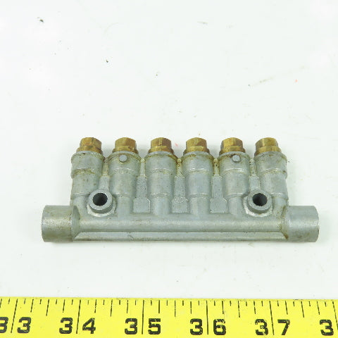 DTP-16 6-Port Lubrication Distribution Manifold