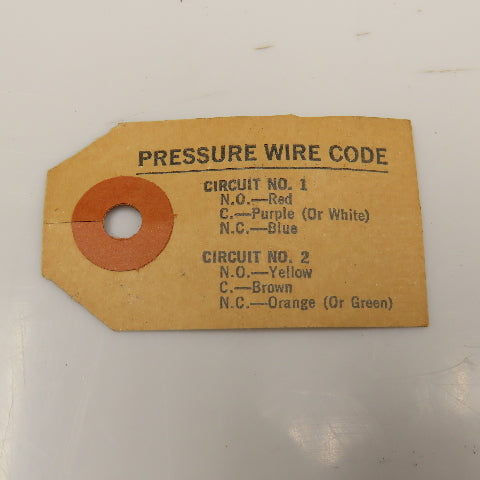 Barksdale D2S-A3 480V Max Pressure Switch 60Hz .03-.3PSI