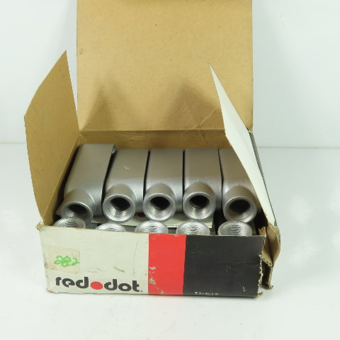 Red Dot ALL-1 Conduit Body LL Elbow 1/2" Lot Of 10
