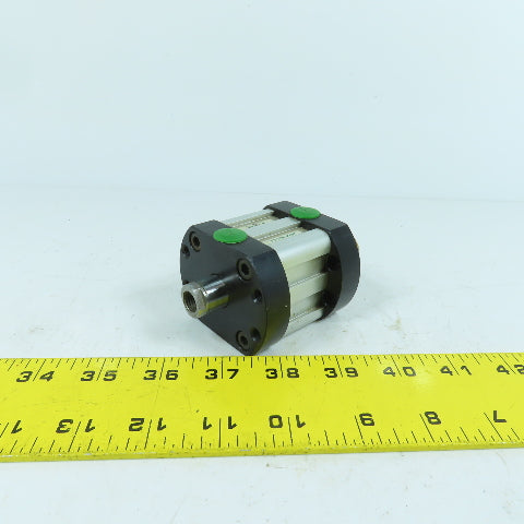 Numatics X0CK-01A3B-ADV0 Double Ended Pneumatic Cylinder 1-1/2" Bore 1" Stroke