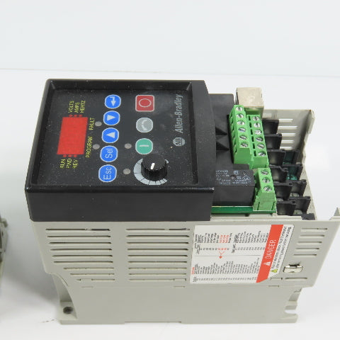 Allen Bradley 22A-D4P0N104 Ser A 1.5kW/2HP AC Drive (Parts/Repair) Lot Of 2