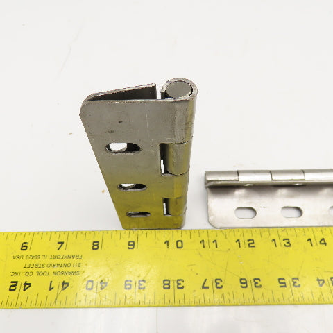5" x 3" Stainless Steel 270 Deg Hinge Lot Of 2