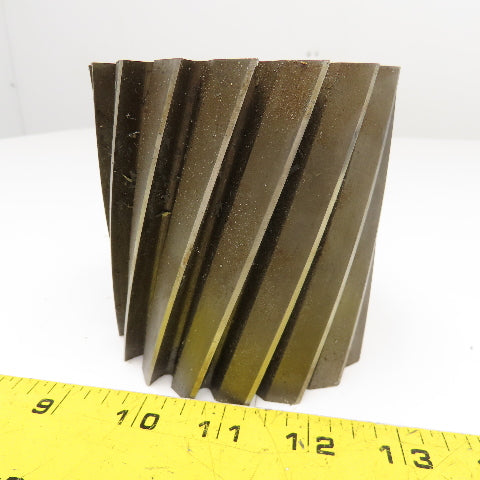 Brown & Sharpe 4" x 4" Spiral Flute Shell Mill Cutter 18T 1-1/4" Bore