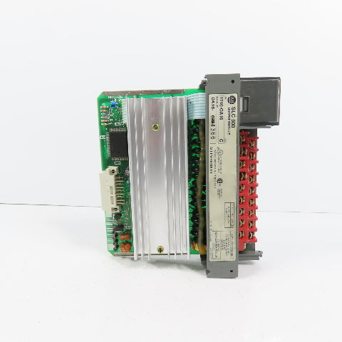 Allen Bradley 1746-OA16 Ser C SLC 500 Output Module (Clean) NO COVER W/ Heatsink