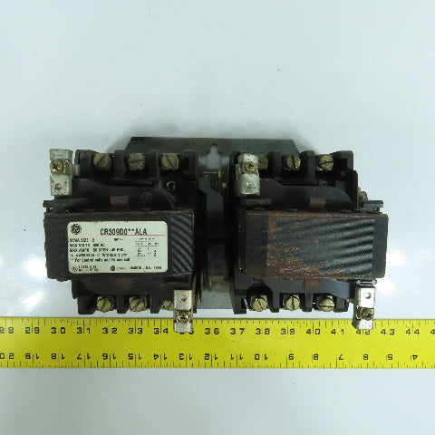 General Electric CR309D0**ALA Nema Size 2 Reversing Starter 600V 25HP 120V Coil
