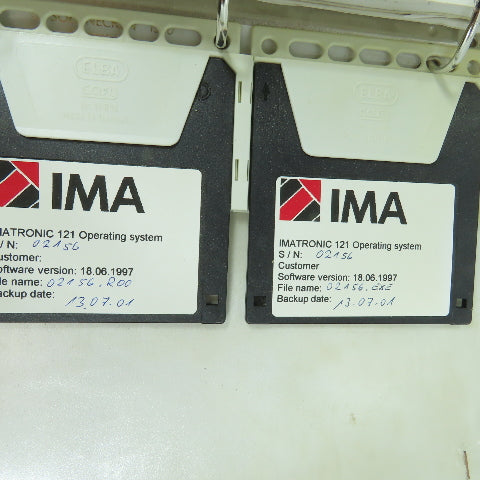 IMA Advantage 5620 Edgebander Electrical Documentation W/ 3 Floppy Discs