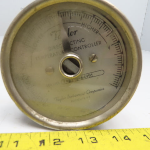 Taylor Direct Acting Temperature Controller Stainless Steel 3/4" NPT