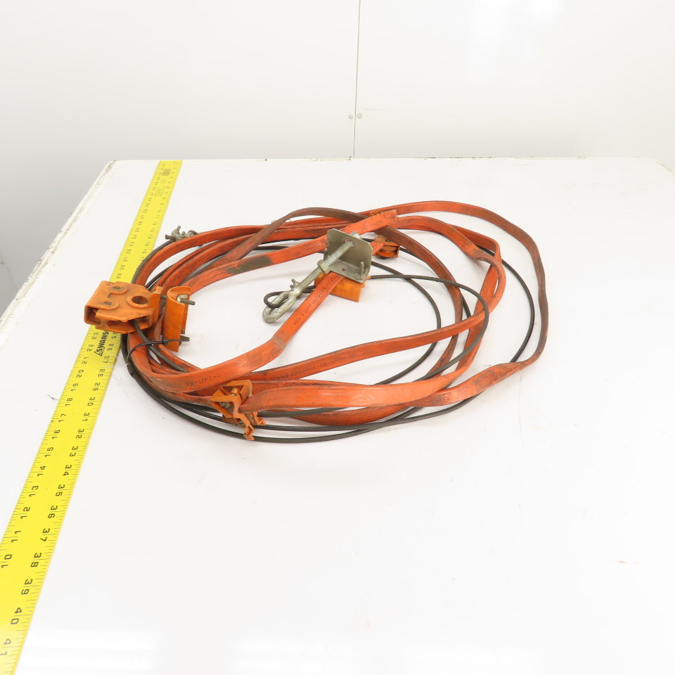 Insul-8 22994 18' OAL Festoon Cable Carrier Travel System Kit 4-Cond 12AWG 600V