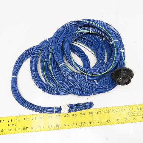 Sine 30 Position 40mm Circular Grounded Shell 16AWG Wire Cable Assembly 20'