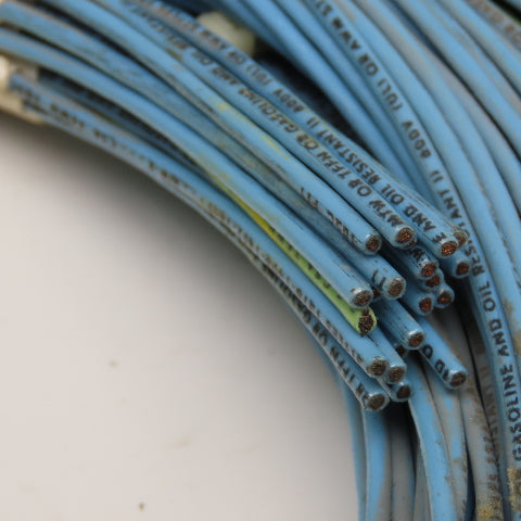 20 Position 40mm Circular Grounded Shell 16AWG Wire Cable Assembly 20'