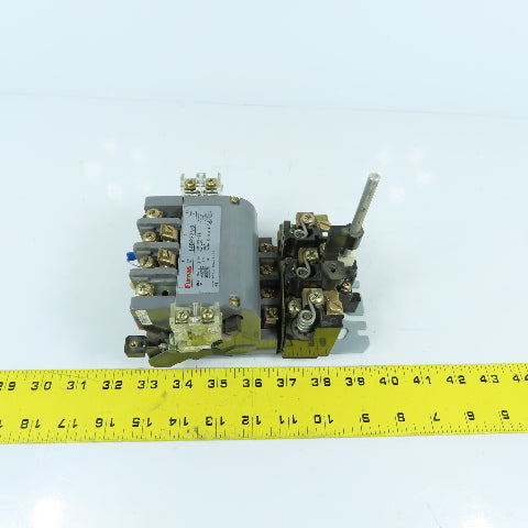 Furnas 14DP32A*9 Size 1 Motor Starter Contactor 120V Coil W/48DC31AA3 Overload