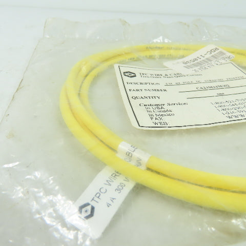 TPC Wire CA24M34M002 2M 4/4 Pole DC Straight Female To Straight Female 4-Pin