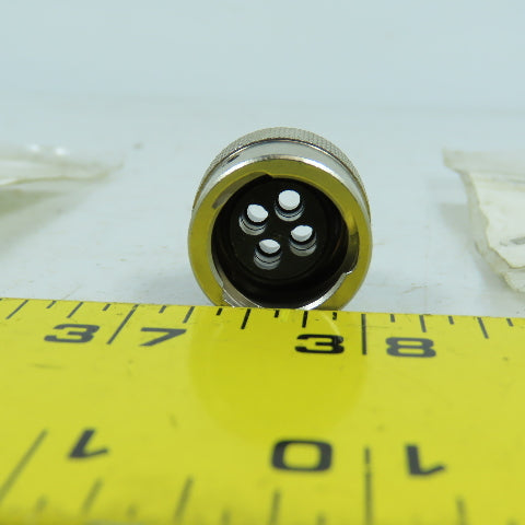 Souriau UTG6104SN Circular Female Plug Lot Of 3