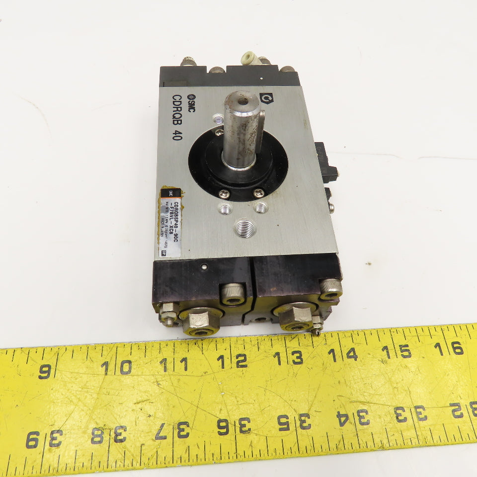 SMC CDRQBSP40-90C-F7BVL-XC8 Pneumatic Rotary Turn Table Actuator 1/4 Turn