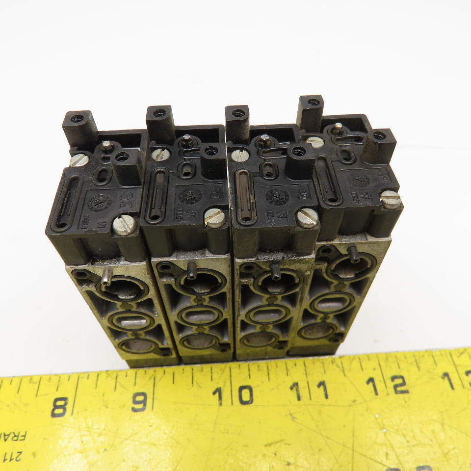 Festo MEH-5/2-1/8-P-B 2 Position Pneumatic Valve Lot Of 4