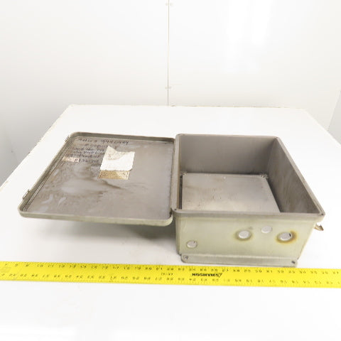 Robroy 14" x 12" x 6" Fiberglass Electrical Enclosure W/ Backplate & Hinged Door