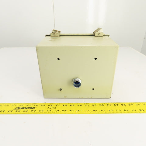 Hoffman A-10086CH 10 x 8 x 6" Electrical Enclosure (No Backplate) 5 Push Buttons