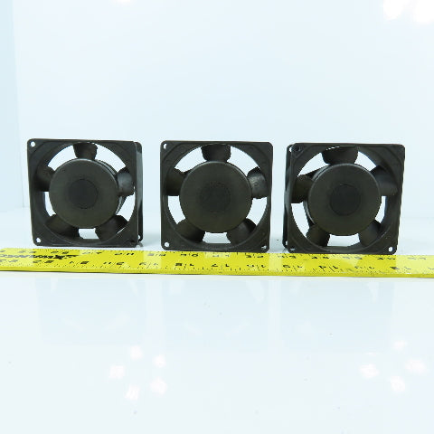 NMB 3610PS-22T-B30 220VAC Cooling Fan Single Phase 3-5/8" x 3-5/8" Lot Of 3