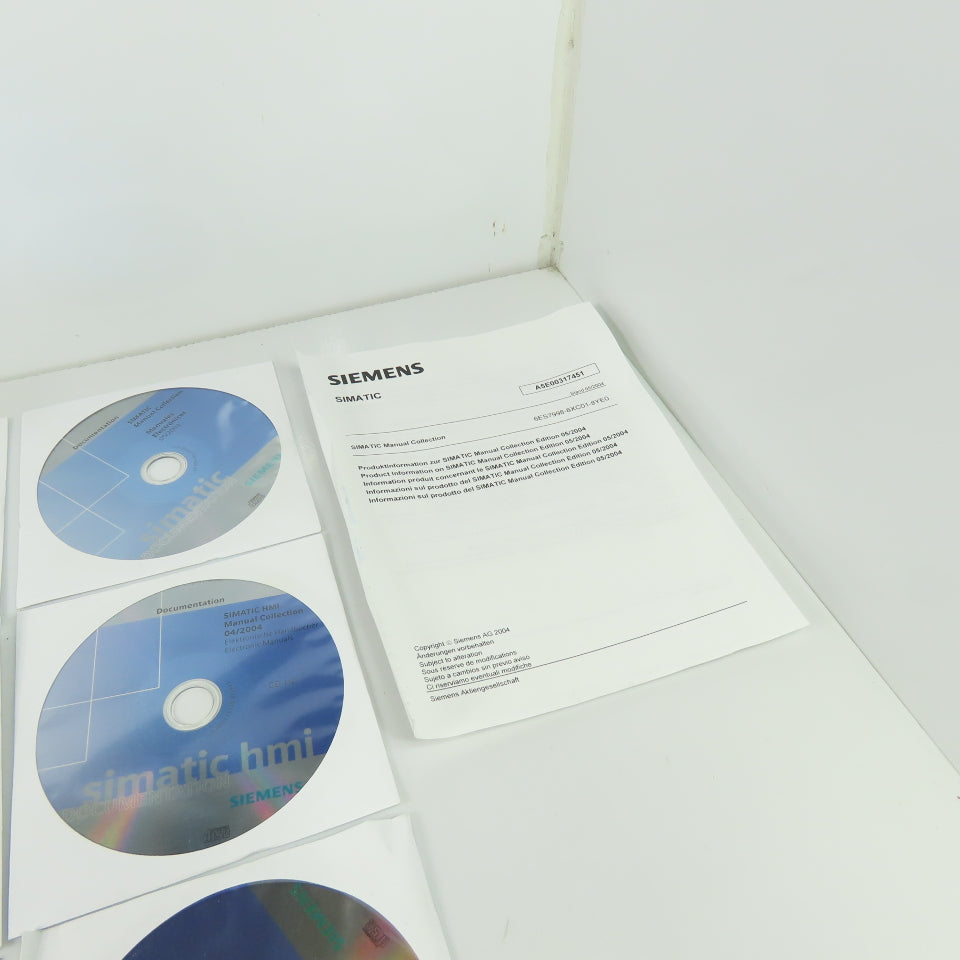 Siemens Simatic Manual Collection Documentation 05/2004