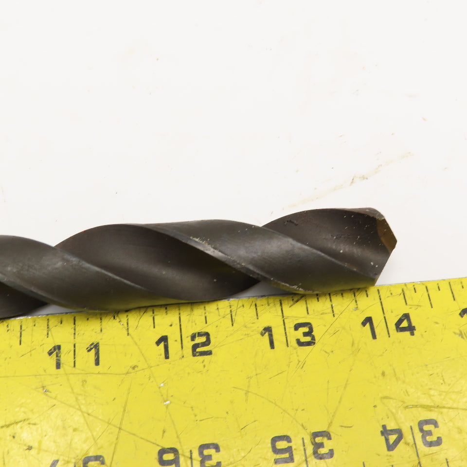 53/64" Coolant Thru 2 Flute Spiral Drill Bit 10-1/2" OAL