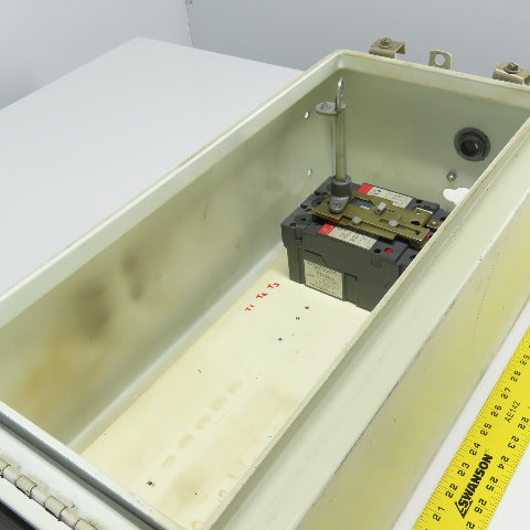Wiegmann N12-12248 24"x 12"x 8" Electrical Enclosure W/ SELA36A10100 Disconnect