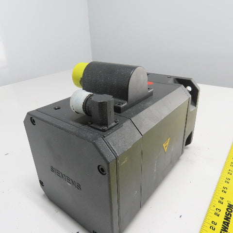 Siemmens 1FT6082-1AF71-1EH1 3Ph Servo Motor 13Nm W/ A-2048 Encoder 24VDC Brake