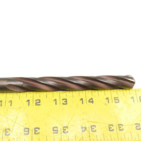 9/16" Straight Shank Core Drill 4 Flute Twist 8" OAL