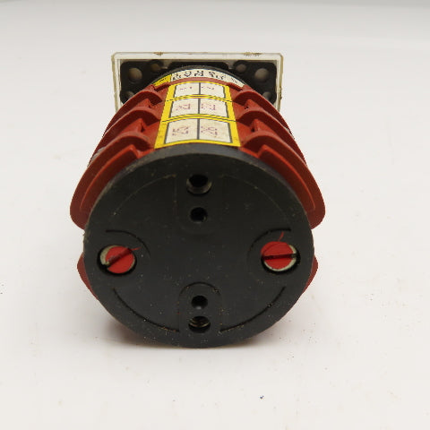 100825 BVN10 3 Position Selector Switch 500V