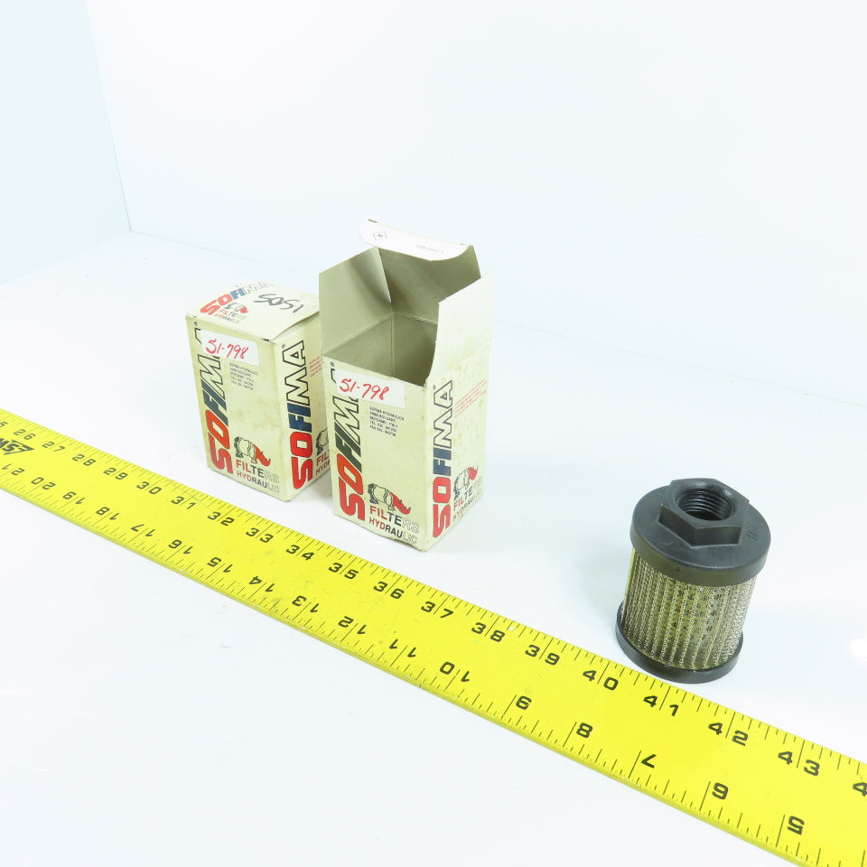Sofima 20.1572 Hydraulic Filter Element 1/2" NPT Lot Of 2